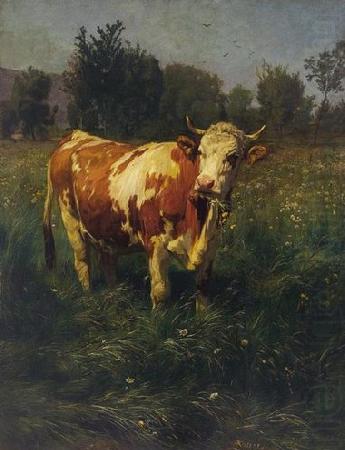 Rudolf Koller Kuh china oil painting image